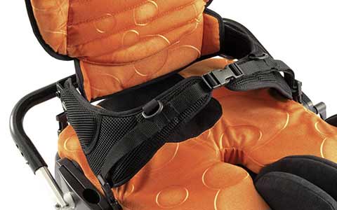 Asiento en rampa, ajustable en profundidad y asimetrías