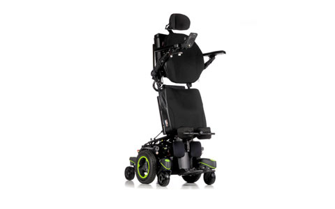 Silla de alta gama con bipedestación con tracción central y sistema de asiento multiposición Sedeo Pro Advanced