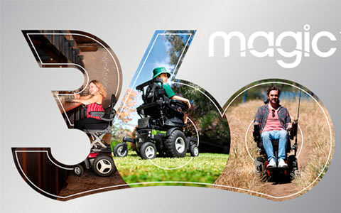 Base compacta — de 610 a 660 mm de largura