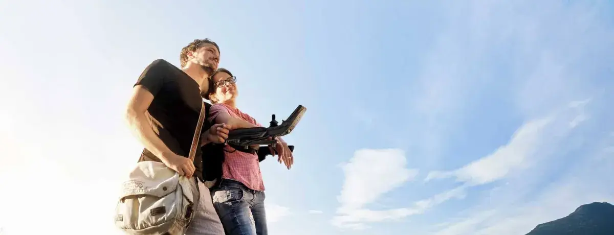 What are the benefits of using a standing wheelchair?