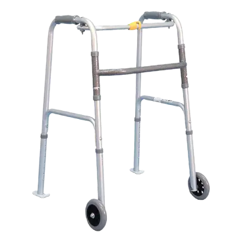 Andador plegable con ruedas